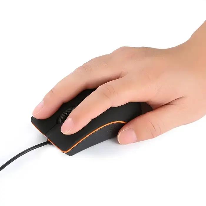 Souris optique filaire USB universelle pour ordinateur portable et de bureau - Interface