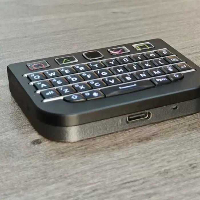 Clavier mini 2-en-1 Blackberry P9981/Q10 avec pavé tactile Bluetooth USB double mode