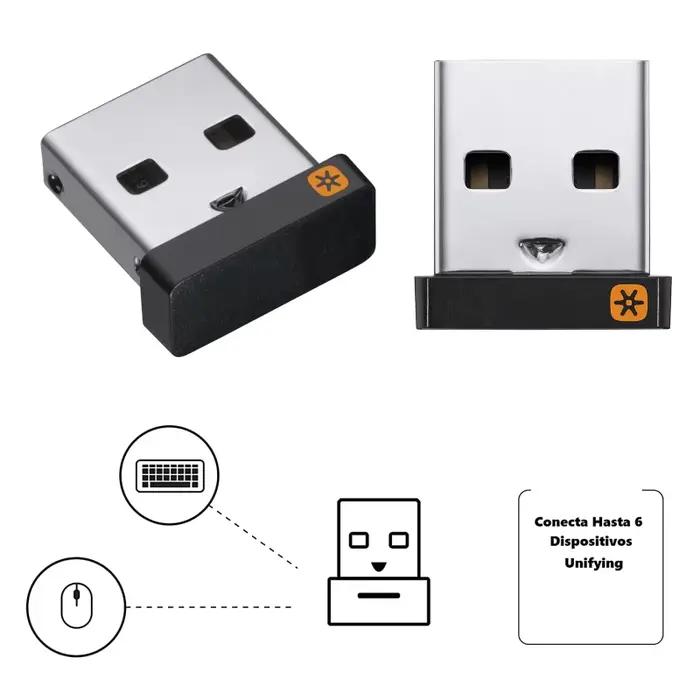 Adaptateur récepteur USB sans fil à 6 canaux