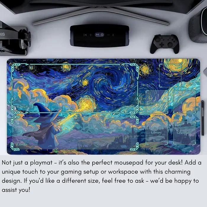 Tapis de jeu MTG style Van Gogh