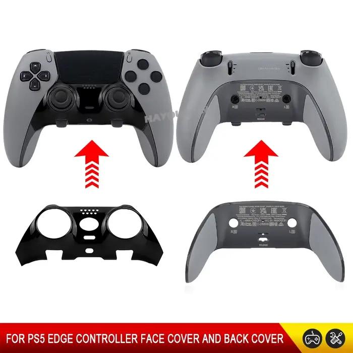 Coque décorative supérieure et inférieure 2 en 1 pour manette sans fil PS5 Edge