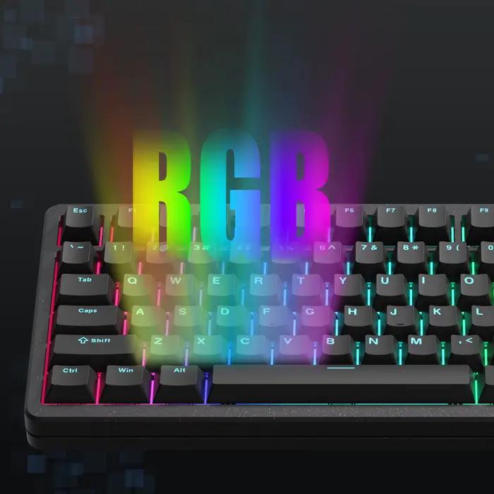 Womier SK75 TMR 3 Modes clavier mécanique magnétique sans fil joint d'échange à chaud