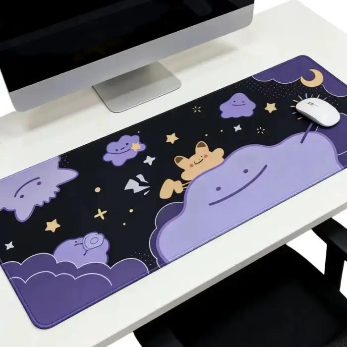 Tapis de souris Purple Starry Night
