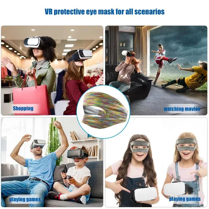 Pour Meta Oculus Quest 2 accessoires VR masque pour les yeux couverture respirant bandeau de sueur casque de réalité