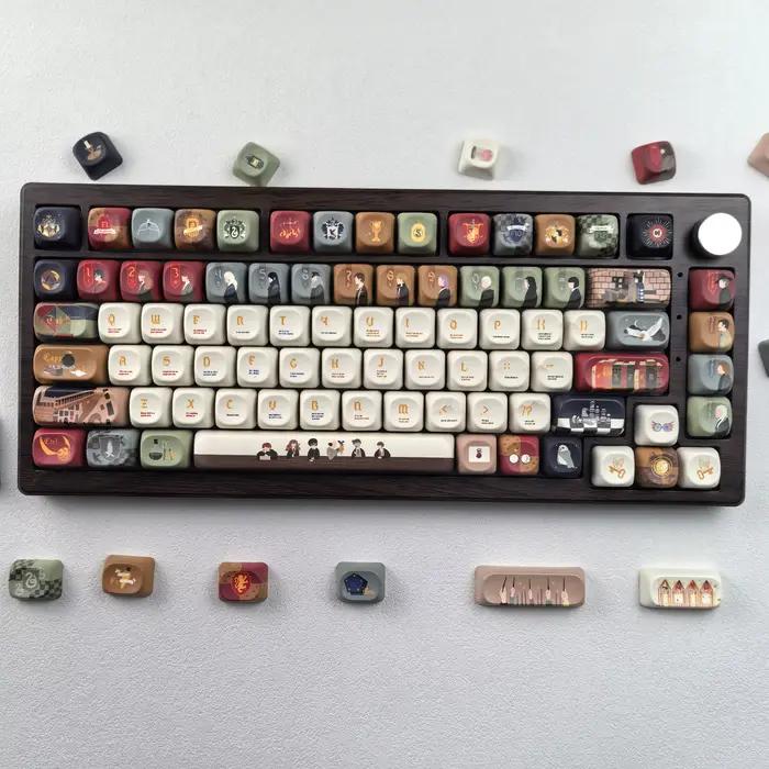 MAIMOOO – capuchons de touches de clavier Owl Letter Moa Cherry Pbt