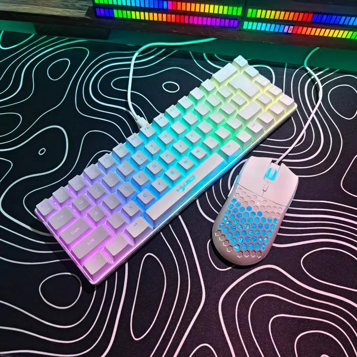 Ensemble clavier et souris compact HXSJ 68 touches