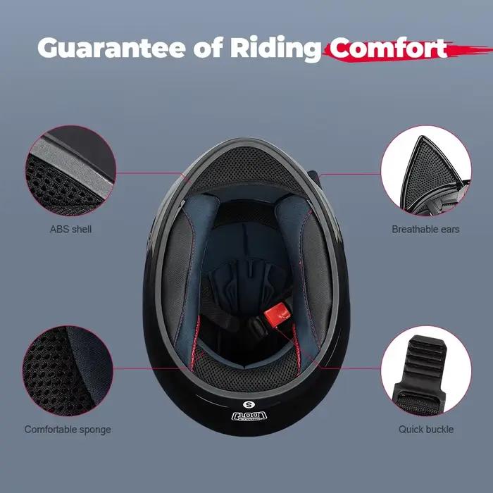 Casque de moto à oreilles de chat pour femmes