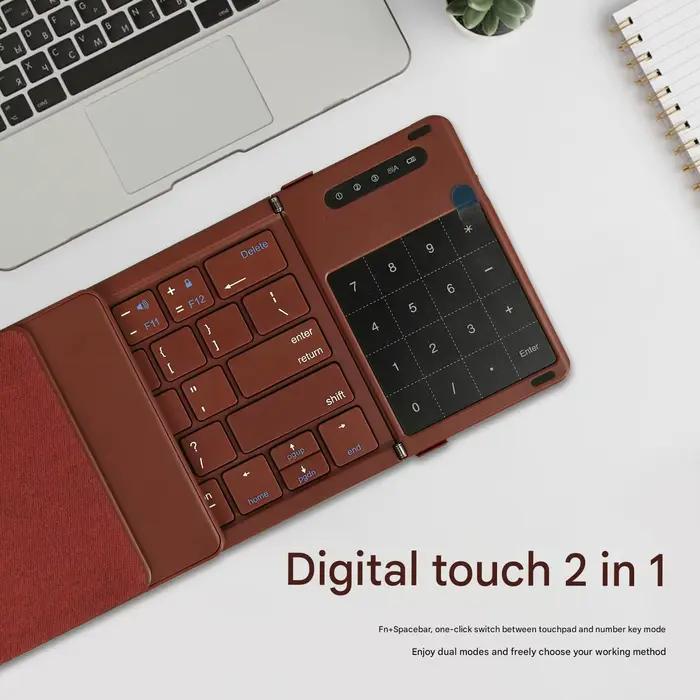 Clavier sans fil pliable