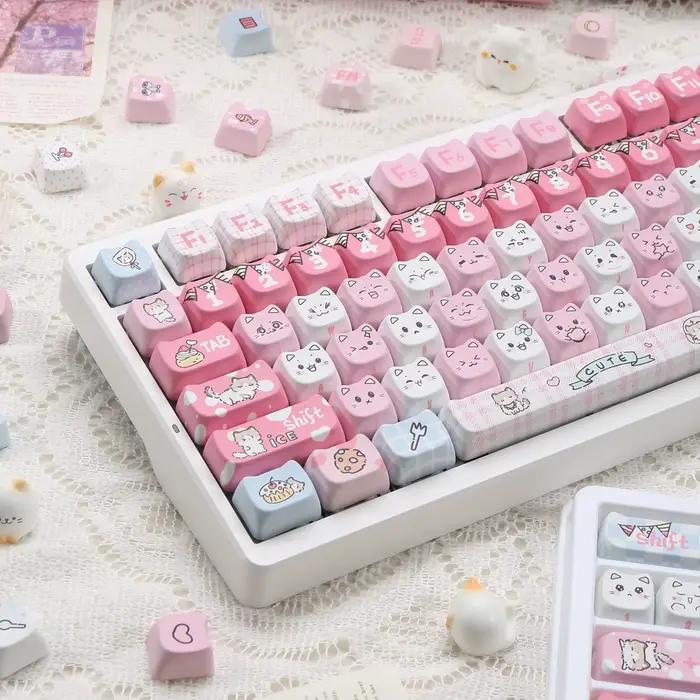 Capuchons de touches pour clavier mécanique Ragdoll Cat