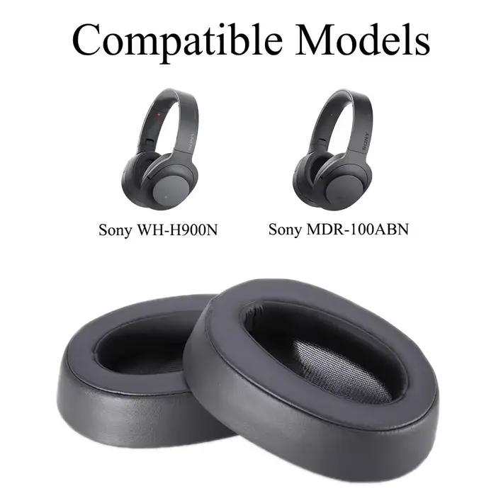 Coussinets d'oreille de remplacement pour écouteurs Sony MDR-100ABN WH-H900N, pièce de réparation pour casque Sony