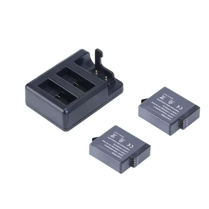 Nouveau 3 en 1 pour GoPro Hero 6 7 8 batterie + chargeur à distance 3 voies + Hero 6 7 5 télécommande Wifi intelligente étanche pour accessoire GoPro