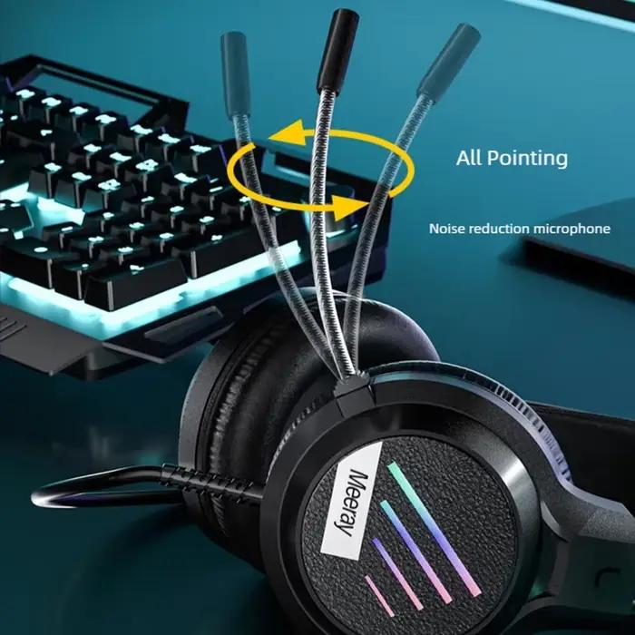 Goldpo H19 casque de jeu 7.1 son Surround virtuel