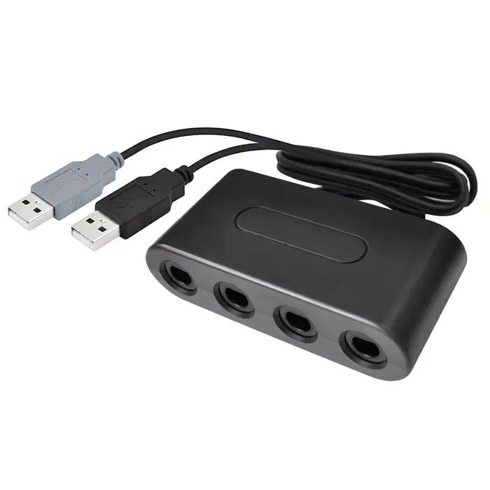 Convertisseur de lecteur 4 ports pour adaptateur de contrôleur GameCube pour Wii-U/Switch