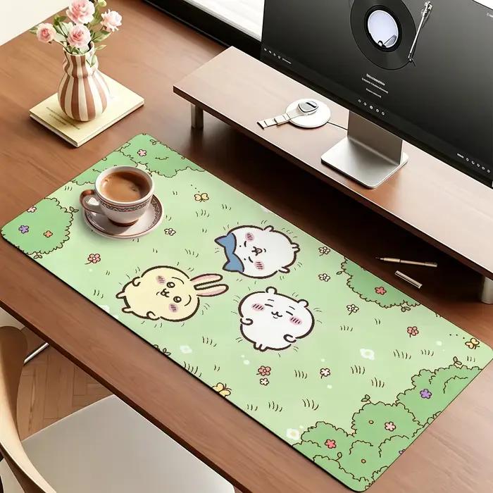 Tapis de souris Cartoon C-Chiikawa pour le bureau