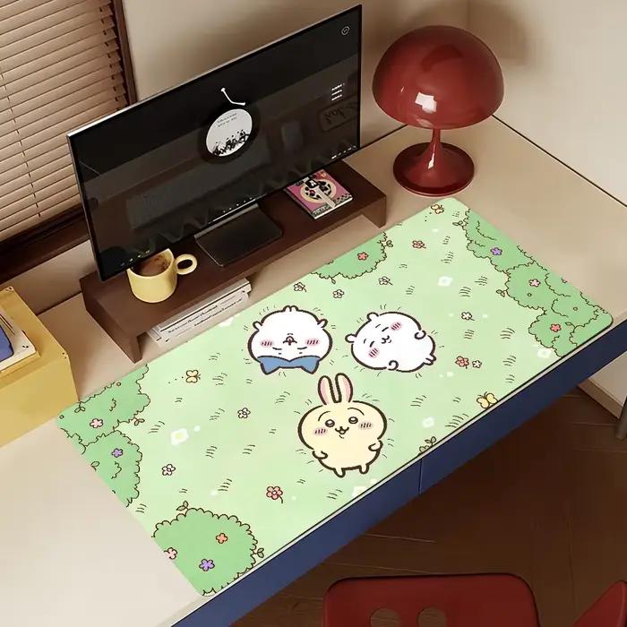 Tapis de souris Cartoon C-Chiikawa pour le bureau
