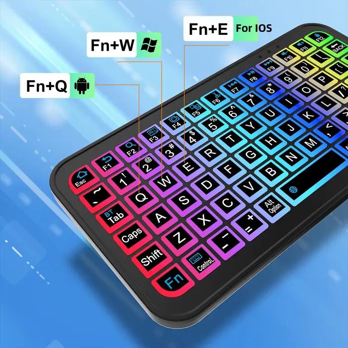 Clavier rétro4.2 sans fil pour tablette Android iOS Windows