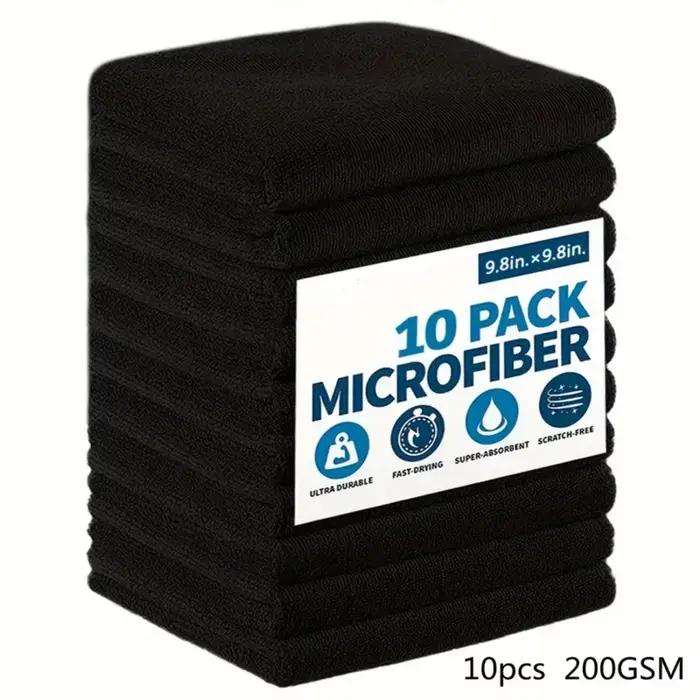 Paquet de 3/5/10/20 chiffons de nettoyage de qualité supérieure-serviettes en microfibre douce