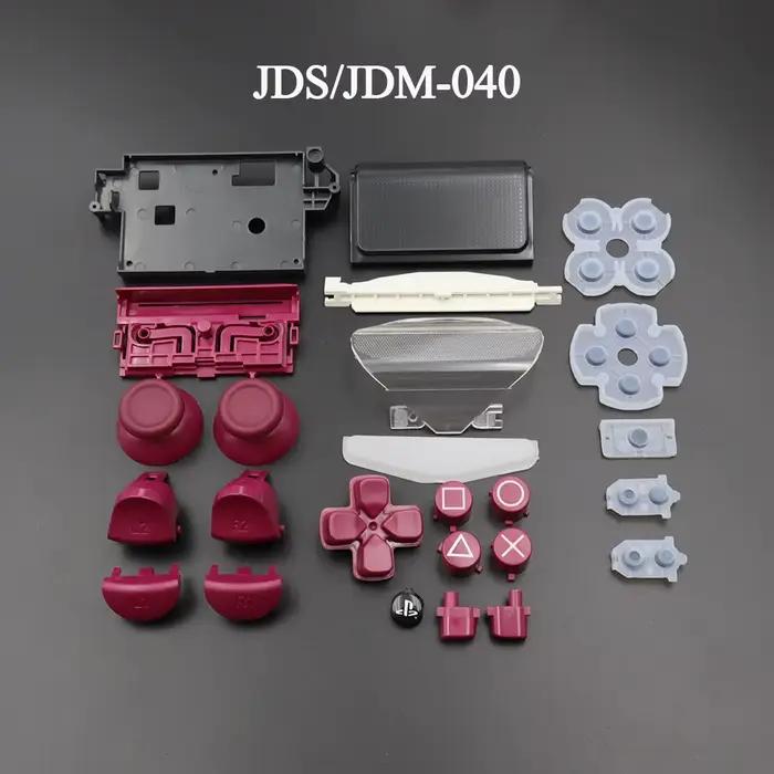1 jeu pour contrôleur PS4 PRO JDS-040 050 JDM-010 pièces de réparation de boîtier complet d-pad cercle carré Triangle X bouton