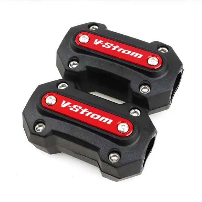 NOUVEAU 2026 – Barre de protection moteur (crash bar) pour moto Suzuki V-Strom 650, 1000, 250, 1050 XT, DL1000, DL650, DL250 – Logo V-Strom