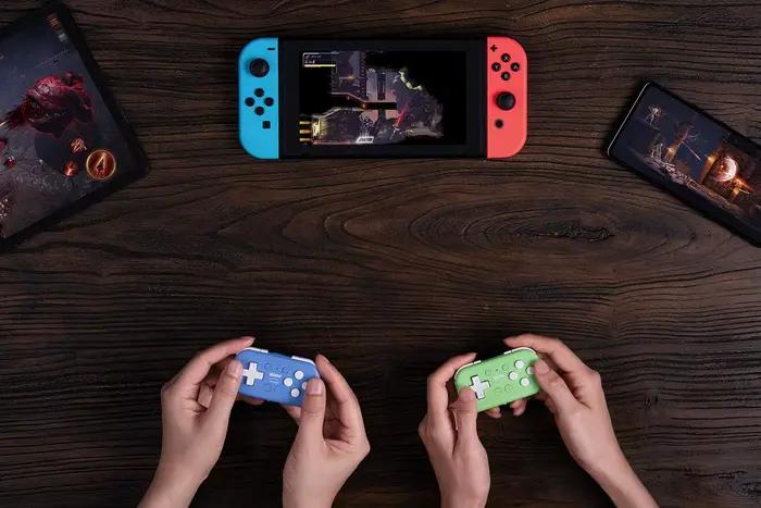 Manette de jeu 8BitDo Micro Bluetooth Mini Ultra Portable Multifonctionnelle pour Nintendo Switch Android Raspberry Pi Mode Clavier