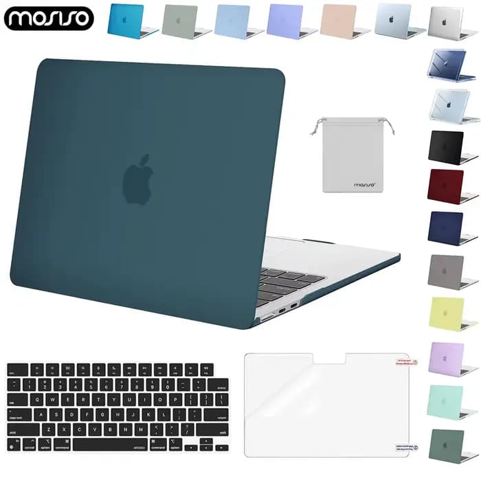 Coque pour MacBook Air 13 pouces M4 A3240 A3113 A2179 A2338 Air15 A3241 A3114 Funda pour Pro 14 16 A3112 A3185 A2779 A3403 A2485