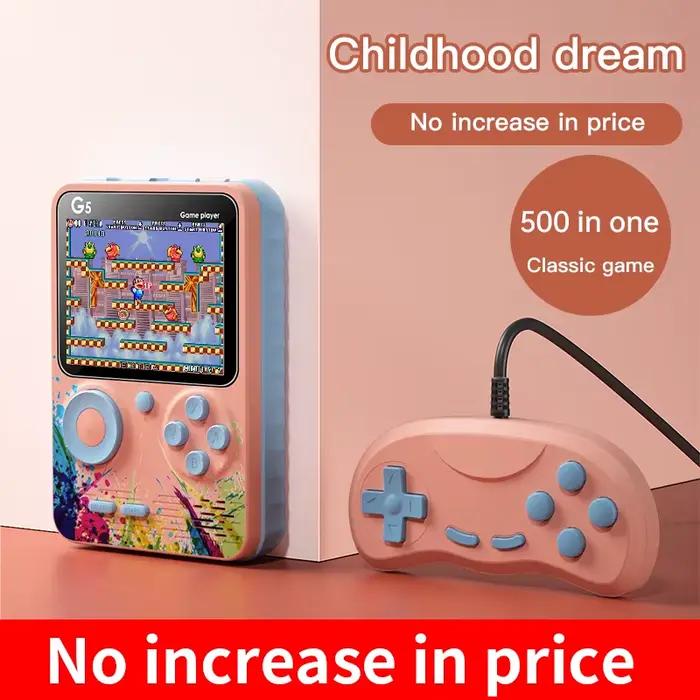 G5 500 en 1 MINI jeu joueurs de jeu portables Console vidéo rétro Portable garçon 8 bits 3.0 pouces écran LCD couleur jeux