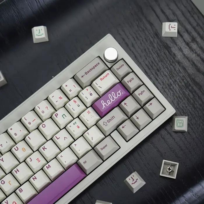 Ensemble de capuchons de touches rétro-éclairés en PBT