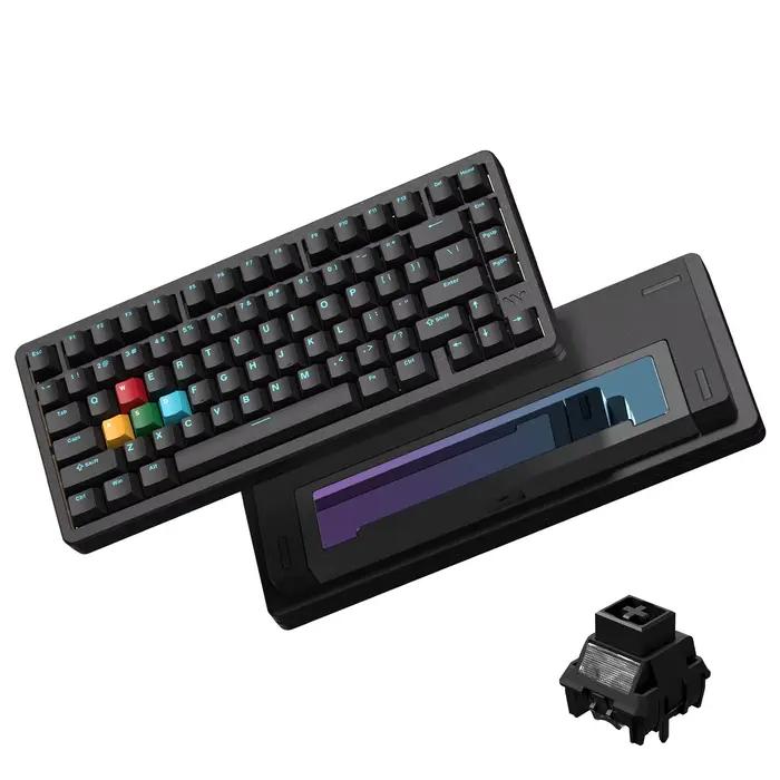 Clavier mécanique sans fil magnétique Womier SK75 TMR