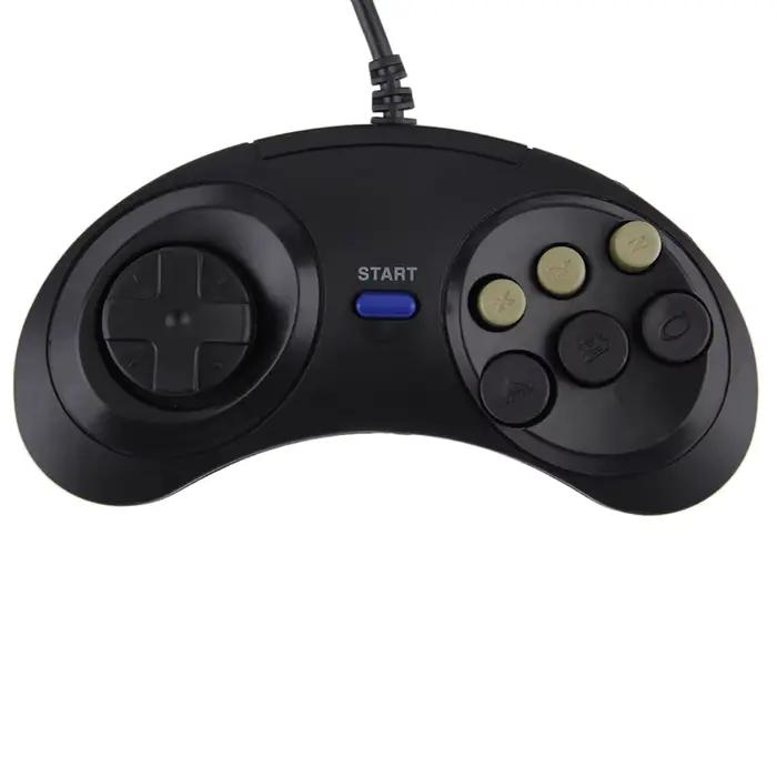 Joypad poignée contrôleur de jeu classique filaire 6 boutons pour SEGA MD2 MAC Mega Drive accessoires de jeu télécommande universelle
