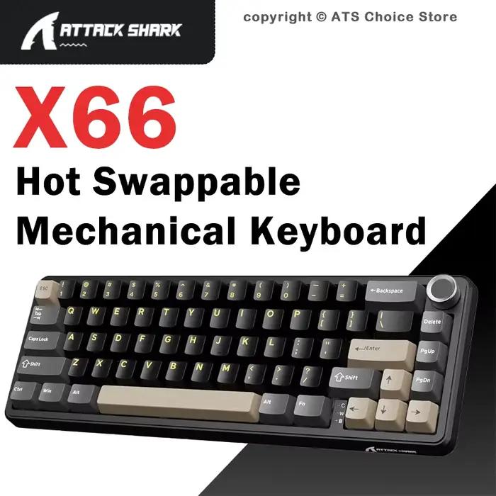 Clavier mécanique sans fil Attack Shark X66