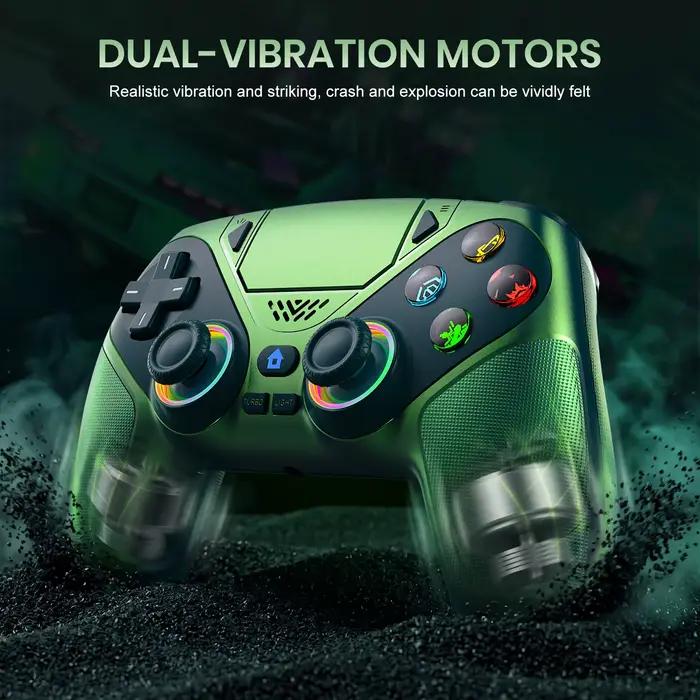 Manette de jeu sans fil RGB pour Playstation 5/PS5/PS5 Pro/Slim/PC