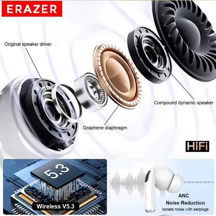 Choix ERAZER Airs Pro sans fil Bluetooth écouteurs écran tactile casque HiFi