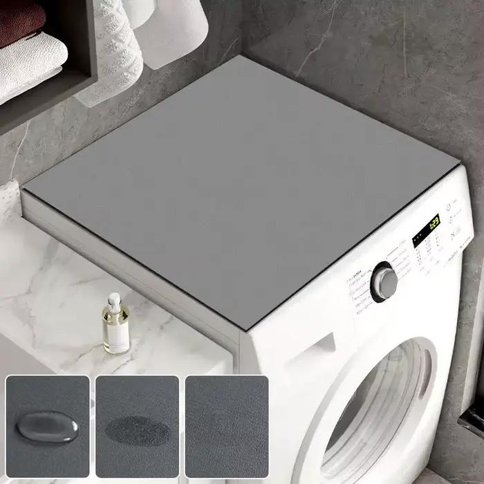Tapis anti-poussière pour réfrigérateur Cuisine Micro-ondes Tapis anti-poussière pour table de café Tapis antidérapant pour salle de bain Housses pour machine à laver