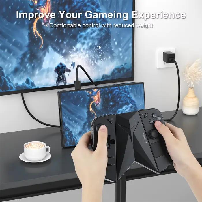 Support de chargement pour contrôleur RGEEK pour Lenovo Legion Go 2 conception ergonomique coque de remplacement boîtier en plastique bouton poussoir sans câble portable occasionnel recharge sécurisée pour joueurs occasions spéciales