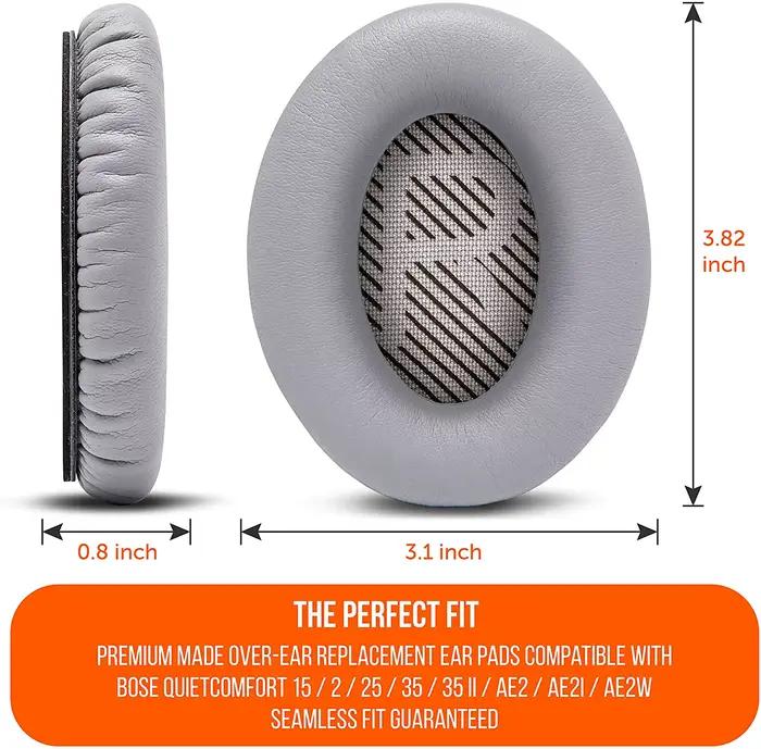Coussinets d'oreille de remplacement pour BOSE QC35 pour QuietComfort qc 35 et 35 II