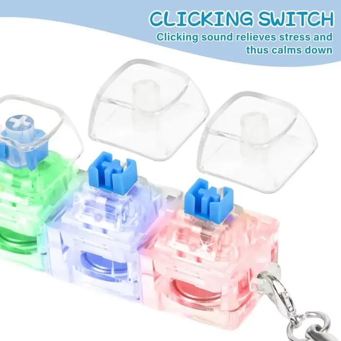 Porte-clés clavier lumineux à 4 boutons