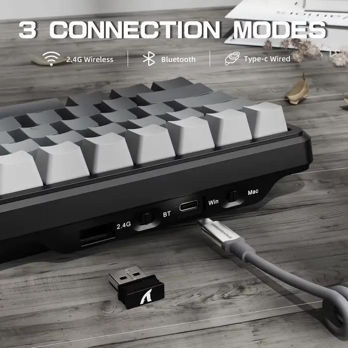 Attack Shark X66 – clavier de jeu mécanique sans fil