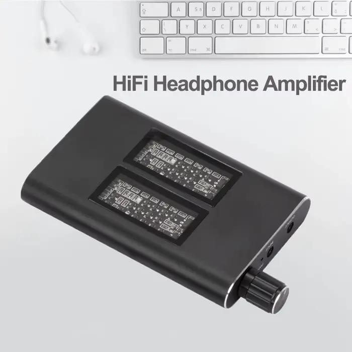 Amplificateur de casque HiFi Rechargeable 3.5mm AUX Audio écouteur ampli lecteur de musique 16-150 pour téléphone