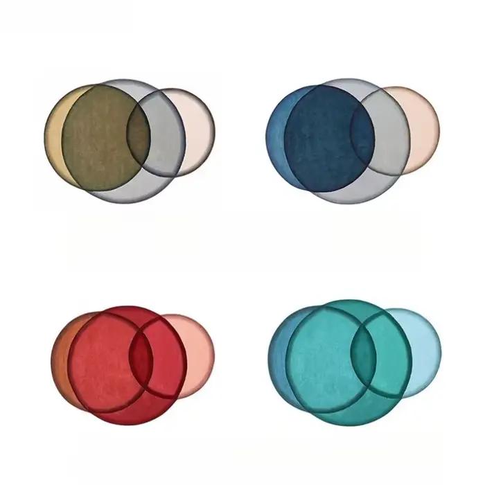 Tapis de décoration de salon de formes irrégulières, tapis de Style moderne pour chambre à coucher, tapis de sol de salon en peluche épaisse, tapis d'étude doux et moelleux