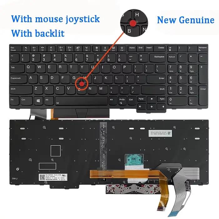 Nouveau clavier d'ordinateur portable Original pour Lenovo Thinkpad E580 E585 T590 E590 E595 L580 L590 P52 P53 P72 P73 R590 T15 P15S