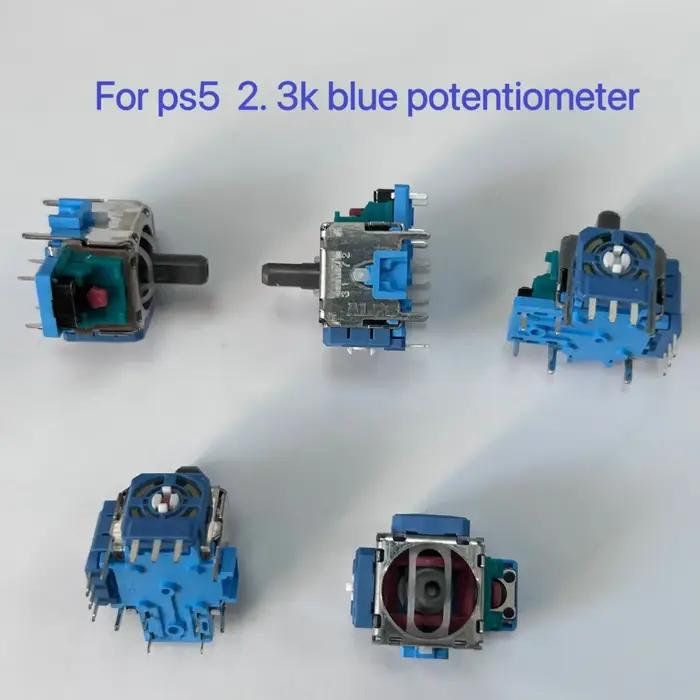 100 pcs/lot Original nouveau pour Ps5 Dualsense contrôleur 3D bâton analogique pour Playstation 5 bouton de Joystick 2.3 K potentiomètre bleu