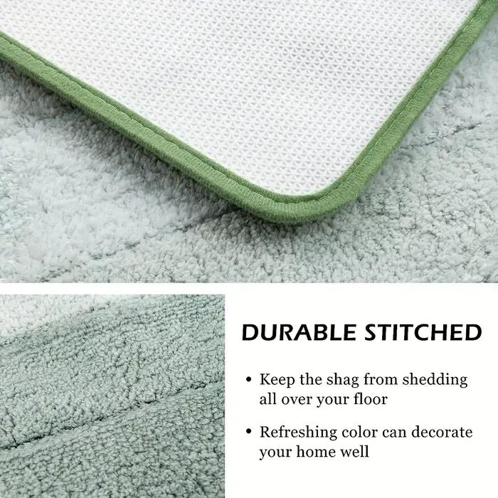 Tapis de salle de bain antidérapant, Ultra doux, pour douche, lavable en Machine, pour chambre à coucher, salon, porte