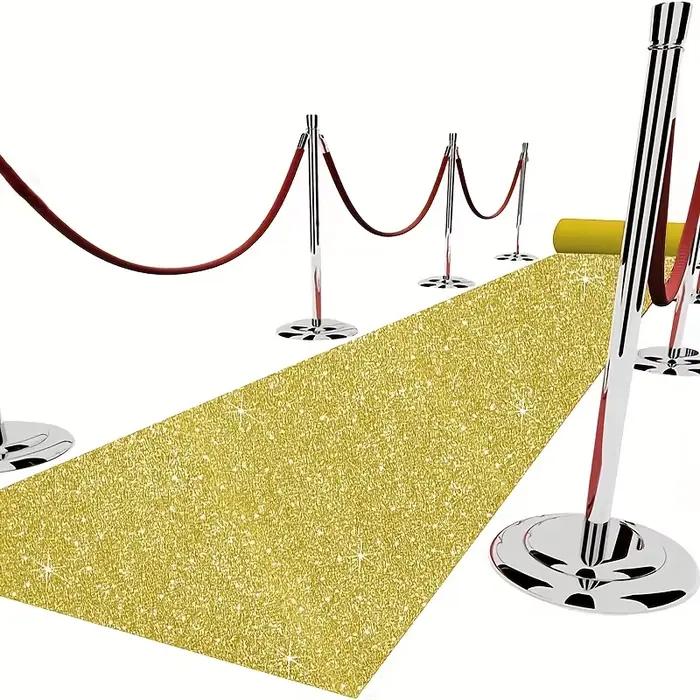 Super beaux tapis à paillettes peuvent être utilisés pour une variété d'occasions, tapis de vacances intérieurs et extérieurs, décor de tapis de mariage