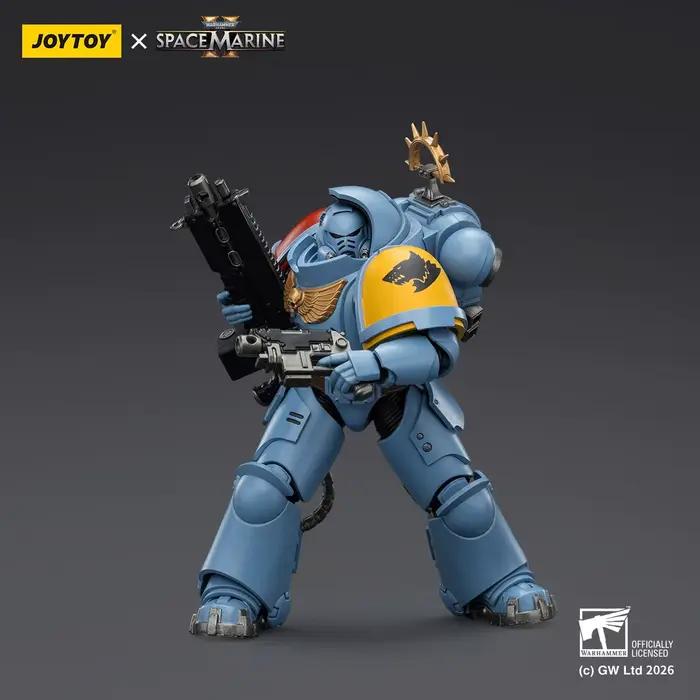 【Accessoires】Figurines d'action JOYTOY Warhammer 1/18 GameEdition Space Wolves Heavy Intercessor avec fusil à visée