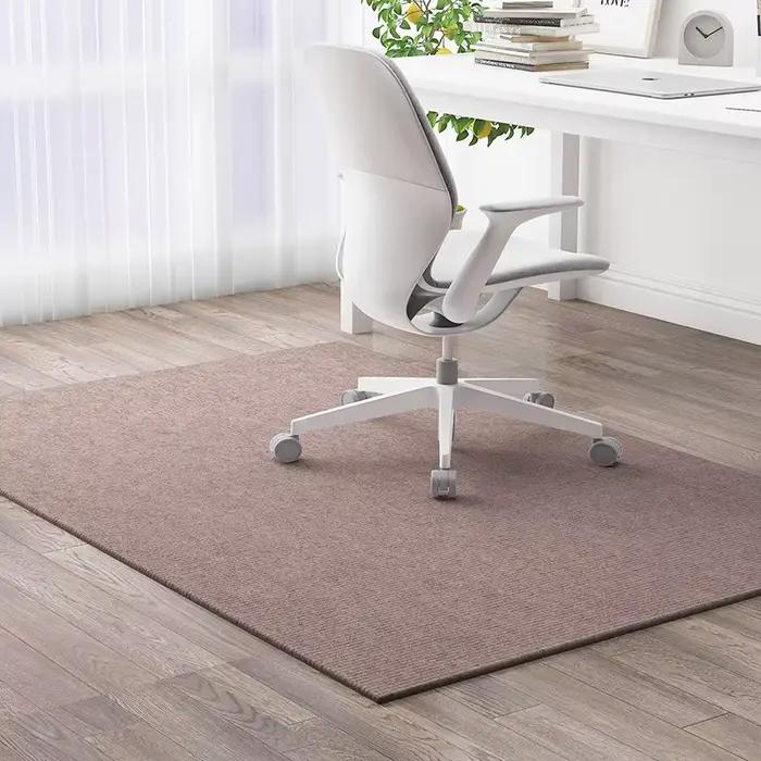 Grand tapis de chaise de bureau antidérapant