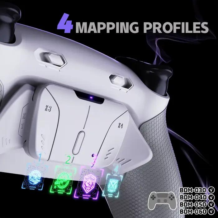 Kit de boutons arrière eXtremeRate pour manette PS5 BDM-060 RISE4 Plus MAX