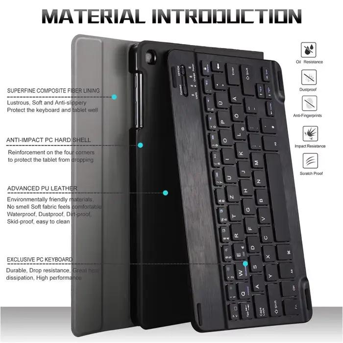 Pour iPad 5e 6e génération 9.7 pouces étui avec clavier