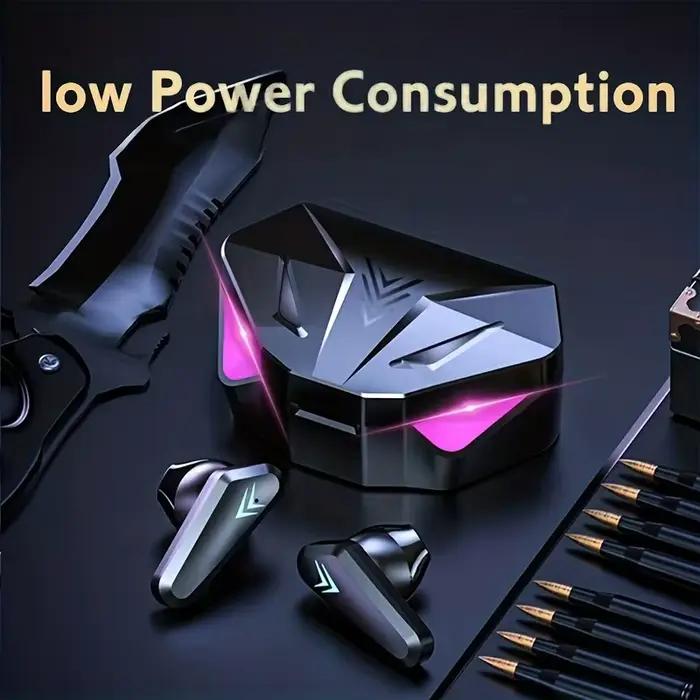 TWS casque sans fil Bluetooth affichage LED écouteurs de joueur avec micro