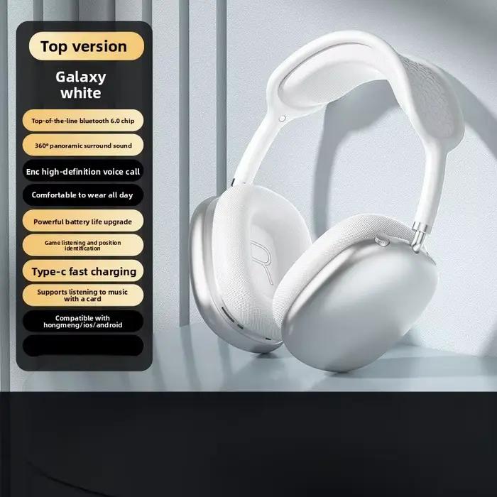 Casque sans fil Bluetooth 6.0 – Basses profondes