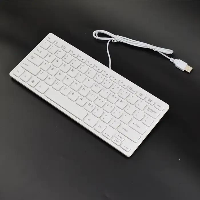 Clavier filaire 78 touches silencieux et portable pour ordinateur portable tablette et déplacement professionnel occassions spéciales